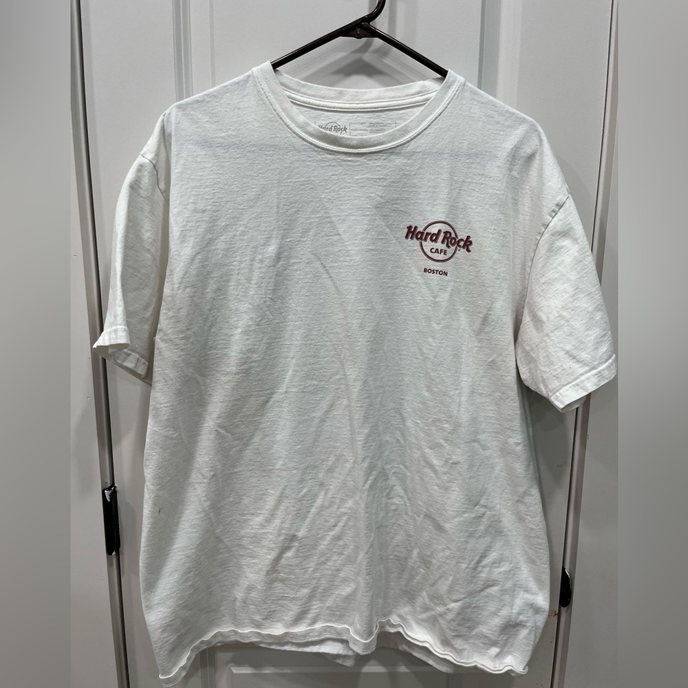 Hard Rock Cafe‎ Boston White Tee with  Logo